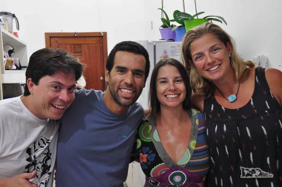 Encontro com a Vivi, Jeff e Marcio, em Florianópolis, Santa Catarina